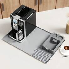 二合一硅胶咖啡吧垫兼压粉垫 - 防滑硅胶垫，适用于咖啡机、台面、吧台、厨房台面、餐具沥水垫 - 彩色 - 查看 4