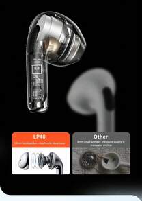 Lenovo 联想LP40真无线蓝牙耳机，高品质蓝牙耳机，具备双通道降噪、低音控制、触控功能、超长续航，联想原装耳机 - Thinkplus LP40 - 查看 9