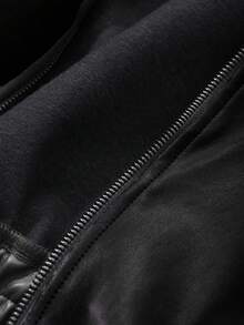 New Spring Vintage Leather Jacket, Short Style, Regular Fit, Stylish And Versatile For Women, Perfect For Valentine's Day Or A Party - Màu đen mờ - Xem 6