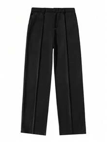 Men's Old Money Men Suit Trousers - Black - View 2