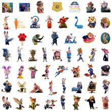 92pcs/Set Zootopia Themed Stickers, Waterproof Decorative Stickers For Laptop, Phone Case, Notebook, Scrapbooking, Craft, Stationery, Reading, Learning Supplies - Zootopia - View 2