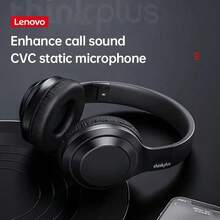 Auriculares inalámbricos Bluetooth Lenovo TH10, sonido envolvente estéreo, graves de alta fidelidad, baja latencia, larga duración de la batería, ajuste cómodo, auriculares originales Lenovo - Auriculares Bluetooth - Ver 6