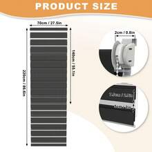 Zebra Blinds, Blackout Roller Blinds, Window Blinds, Balcony Door Blinds, Duo Roller Blinds, Double Blinds, No Drilling Required, Clip-On Roller Blinds - 1PC - 查看 43