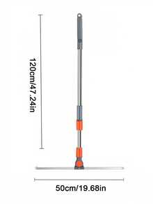 1pc/Upgraded Silicone Broom, High Window Cleaner, Home/Bathroom Floor Mop, Magic Silicone Broom, Can Clean Accumulated Water, Must-Have For Back To School Season - 50CM New Style - View 10