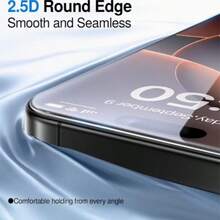 3片/套高清钢化玻璃屏幕保护膜，全屏覆盖透明保护膜，兼容 11/12/13/14/15/16/17 Pro Max，也适用于14/15/16 Plus - 無色 - 查看 5