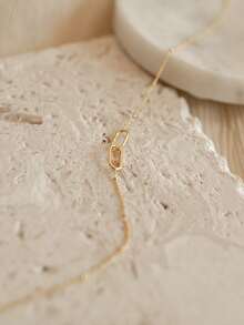 1 件 925 纯银链式吊坠项链 家庭项链 姐妹回形针项链 母亲节圣诞节礼物 - 項鍊 - 查看 7