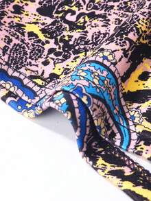 5pcs/Pack Men's Underwear, Random Leopard Print Men's Boxer Briefs, Comfortable Versatile Daily Wear Trunks - Multicolor - View 4