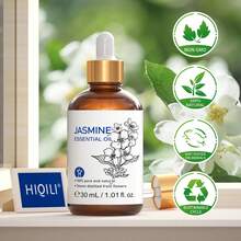 HIQILI 薰衣草玫瑰茉莉精油 30mL/1.01 Fl.Oz. 純淨尤加利茶樹廣藿香油，適用於皮膚與頭髮護理、按摩、身體放鬆、沐浴，亦可用於 DIY 蠟燭與手工皂製作、擴香機、空氣淨化器，適合酒店、臥室、居家香氛禮品 - 多種香味 - 查看 29