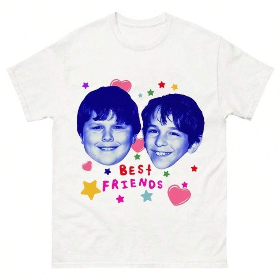 Best Friends - Greg And Rowley - Diary Of A  Kid - Meme Shirt T-Shirt Unisex Menswear - White - View 1