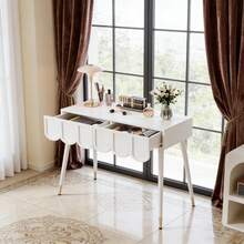 Vanities & Vanity Benches - White + MDF + Particle Board - View 1