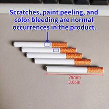 恶作剧创意香烟泡泡棒（不含泡泡液）- 迷你泡泡棒，手持泡泡管，创意香烟造型泡泡道具，派对气氛营造工具 - 彩色 - 查看 10