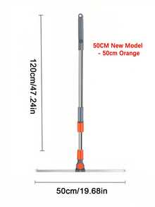 1pc/Upgraded Silicone Broom, High Window Cleaner, Home/Bathroom Floor Mop, Magic Silicone Broom, Can Clean Accumulated Water, Must-Have For Back To School Season - 50CM New Style - View 11