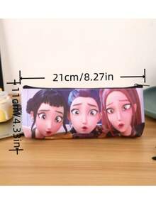 K-POP Girl Group Printed Pencil Case (21x11cm), Large Capacity Canvas Stationery Bag, Zipper Cosmetic Pouch, Suitable For K-POP Fans And Students - Multicolor - View 3