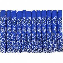 ¡RecomendadoJuego de 12 bandanas de algodón suave y fino al tacto de la mano¡Top de Temporada - verde, (verde mixto) - Ver 12