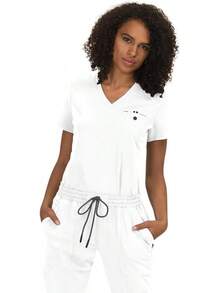 ¡Recomendado! Blusa de Trabajo KOI Next Gen 1010 para Mujer. Blusa de Temporada. - Sueño rosa - Ver 4