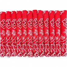 ¡RecomendadoJuego de 12 bandanas de algodón suave y fino al tacto de la mano¡Top de Temporada - verde, (verde mixto) - Ver 16