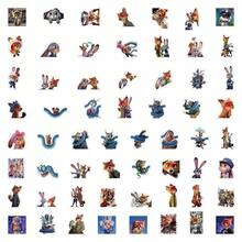 92张随机图案重复贴纸，灵感来自电影《疯狂动物城》，包含尼克·王尔德和朱迪·霍普斯等角色。 - 瘋狂動物城 - 查看 3