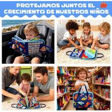 ¡Recomendado8 en 1 Tablero Montessori, Juguetes Montessori Libro Sensorial para Desarrollar La Sensibilidad y La Motricidad Fina, Regalo para 1-5 Años para NiñOs y NiñAs (Azul)¡Top de Temporada - Rosa - Ver 4