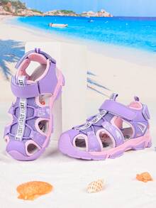 Summer Closed-Toe Lightweight Hiking Sports Outdoor Sandals - Purple - View 3