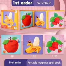 Magnetic Puzzle Book, Educational Toy, Suitable For Children 3+ Years Old - Book 221-230 - View 9