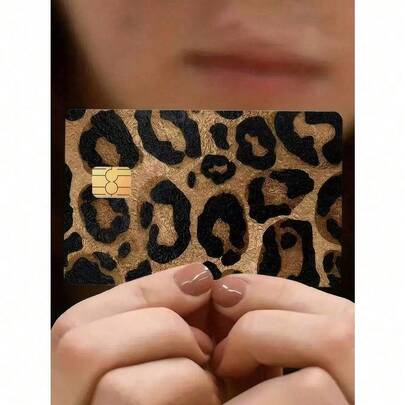 1pc/4pcs Creative Pattern Credit Card Stickers, Fingerprint & Scratch Resistant, Ultra-Thin Waterproof, Suitable For Debit Cards, Transit Cards And Credit Cards, Special Stickers, Back To School, School Supplies