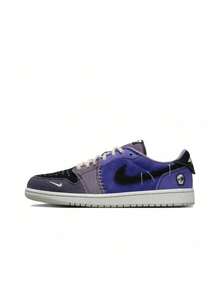 Zion Williamson x Jordan Air Jordan 1 Low OG 'Regency Purple and Dark Raisin' 巫毒娃娃配色 低筒 復古籃球鞋 男款 深藍色 - 深藍色 - 查看 14