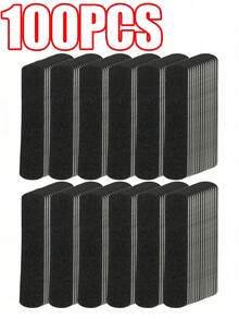 100pcs/50pcs/5pcs Mini Portable Nail Files, Nail Tools, Manicure Type, Nail Shaping Tools, Nail File Sheets, Arc-Shaped Nail Files, Nail Salon Tools. Nail Salon - Black - View 9