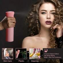 5件套专业美发沙龙工具套装 - 头皮按摩梳、柔韧梳、通风梳和造型喷雾瓶 - 彩色 - 查看 3