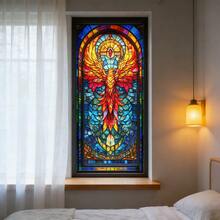 1/4 miếng dán kính mờ hình các sinh vật và thực vật thần thoại nhiều màu sắc, màng dán tĩnh điện PVC có thể tái sử dụng, thích hợp cho phòng tắm, phòng ngủ, phòng khách và trang trí nhà cửa. - Nhãn dán kính mờ - Xem 2