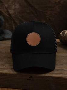 1 pezzo Cappellino da baseball in rete con incisione laser personalizzata, unisex, possibilità di personalizzare con testo/nome/logo/slogan, casual da esterno, protezione UV, regolabile, traspirante, cappellino da baseball in rete, berretto da camionista, regalo per amici/adolescenti/genitori/coppie/San Valentino/Festa della Mamma - Marcatore circolare - Testo - Visualizzare 19