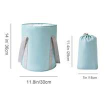 Collapsible Foot Bath Tub With Herbal Soaking And Aromatherapy Functions, Suitable For Home SPA And Conscious Relaxation. Featuring A Collapsible Foot Bath Tub With Removable Herb Box, It Is A Comprehensive Health And Self-Care Tool. Recommended Home Living Goodie. Ramadan, Fasting Month - Random Styles - View 2