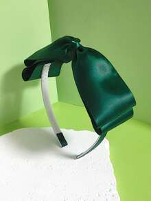 1 件装 女孩发带蝴蝶结 时尚弯腰 青少年缎带蝴蝶结发箍 日常佩戴 - A - 查看 12