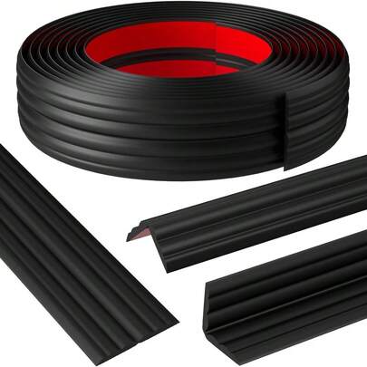 Self-Adhesive PVC Wall Corner Guard, Soft 3M Plastic Edge Protection, Removable & Reusable, Indoor & Outdoor Corner Bumper Protector Trim, Suitable For Ceiling, Countertop, Floor, 8.2ft Length, Ideal For Tile Protection In Living Room