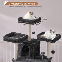 Alberi e rifugi per gatti - Grigio - Visualizzare 3