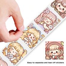 500 Pcs/Roll Girls Stickers - Cute Decals For Notebooks, Gift Wrapping & Crafts - 500PCS/Roll - View 7