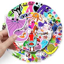 50pcs GARTEN OF BANBAN Stickers, Self-Adhesive Stickers, Reusable Stickers, Perfect For Car Surfaces, Mobile Phones, Tablets, Laptops, Glass Surfaces, Walls, Scrapbooks, Etc - Multicolor - View 8