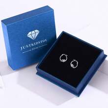 ¡RecomendadoAretes hipoalergénicos de panda/unicornio/colibrí/delfín para mujer, de plata esterlina 925 con diseño de animales, joyería para orejas sensibles¡Top de Temporada - Tradicional - Ver 8