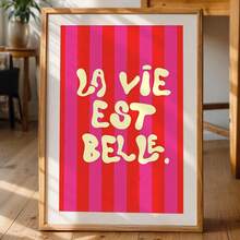 1 sztuka bezramowego płótna ściennego, nowoczesna dekoracyjna grafika, wiszący obraz tuszem z inspirującą frazą, odpowiedni do salonu, sypialni i domowego biura - Wielokolorowe - Zobacz 3