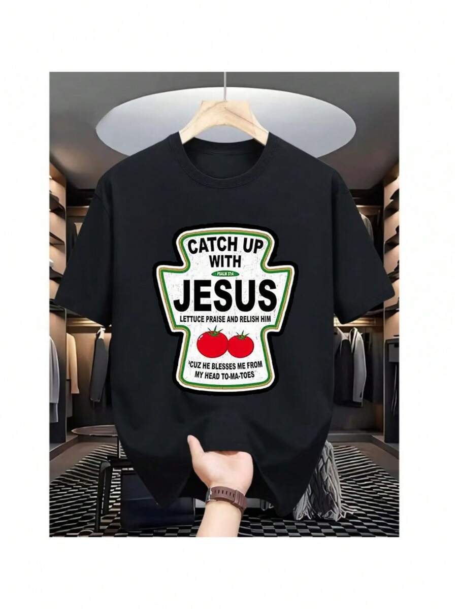 Men Outdoor Tees & Tanks - Black - View 1