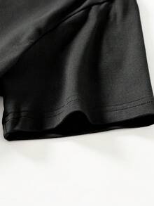 Disney Pixar Cars Lightning McQueen 95 Rust-Eze "I Am Speed" Racing Printed Pattern T-Shirts For Girls - Children's Clothing Design Short-Sleeved Casual And Cute Style Comfortable And Casual Wear All Year Round Suitable For Parties And Play Machine Washable Gift Children's Clothing Girls' Short-Sleeved Shirts - 黑色 - 查看 5