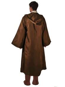 Halloween Samurai Costume, Easter Cosplay Outfit, Starcraft Wizard Mage Costume - Brown - View 5