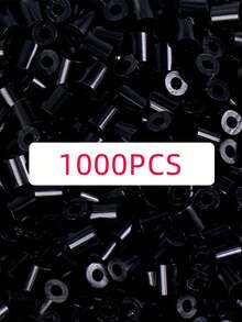 2.6毫米熔珠创意手工套装，拼插板拼图钥匙扣DIY吊坠工艺品，适合业余爱好者，可制作各种图案，生日、毕业、情人节、派对礼物，送给家人、朋友、同学的自制礼物 - 彩色 - 查看 11