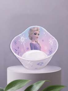 Disney 一套卡通紫色艾莎餐具，包括盘子、碗、杯子、叉子和勺子，适合家庭聚餐、生日圣诞节、户外用餐、水果沙拉小吃盘、咖啡牛奶杯，精美餐具 - 彩色 - 查看 14