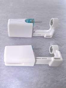 Female Painless Pierce Ears Artifact, 4mm White Diamond Earrings Can Be Pierced At Home - White - View 5