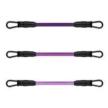 1pc/3pcs Ankle Resistance Bands, Fitness Ankle Straps With Bands For Leg And Butt Workout, Ankle Cuffs With Exercise Bands - Purple - View 11