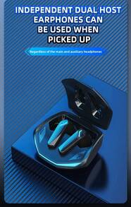 Lenovo 联想 GM2 Pro 无线蓝牙耳机，带麦克风，双模，高清音质，音乐耳塞，低延迟 TWS 耳机，适用于游戏，联想耳机 - 聯想GM2 PRO - 查看 3