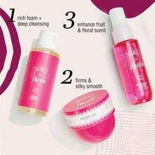 SOLO EN IBIZA 3-Piece Body Mist And Hair Set For Men And Women, Perfume Spray, Scented Bubble Bath And Body Butter Travel Kit, Gift Box With 4 Long-Lasting Fragrances, For Dating, Daily Life, Party - 3 PCS SET-MARBELLA - 查看 4