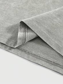 EWH100% Pure Cotton,Make Old,Retro,230g,Men's Y2K Vintage Distressed Black T-Shirt,G59 S Uicideboys Skull Gothic Print,Concert,Cyber Monday,Gothic,Vintage,Streetwear Graphic,Valentine's Day Gifts,New Year's Gifts,Carnival Gifts,St. Patrick's,Easter,Father's Day,Mother's Day GiftsDG004-AB - 灰色 - 查看 4