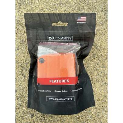 Clip And Carry Kydex Mulool Belt Sheath Carbon Orange - Leatherman Raptor