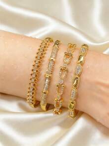 1/4pcs Fashionable Bracelet, Suitable For Street Style, Suitable For All Seasons, A Thoughtful Gift For Fashion Enthusiasts - Style 3 - View 12